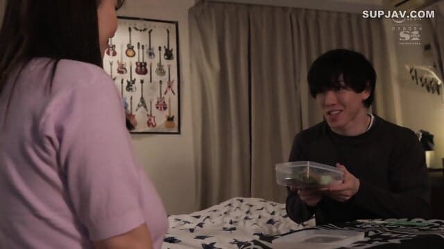 Momoka Kagura Seducing Her (Not) Brother With Her Huge Tits