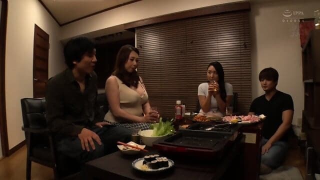 Honma yuri, kazama yumi wife swapping a boss and his junior